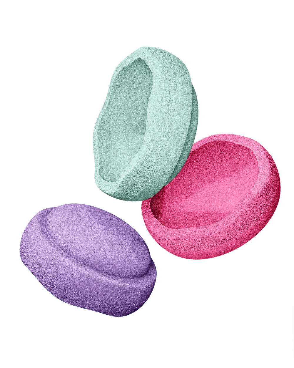 Stapelstein® Original Set 3 | FRESH Beschreibung Tauche ein in eine frische Welt voller Bewegung, Farbenfreude und Fantasie – mit dem Stapelstein® Original Set 3 | FRESH. Dieses Set aus drei lebendigen, aufeinander abgestimmten Farben bringt spielerisch Bewegung in den Alltag deines Kindes. Ob Stapeln, Balancieren, Sitzen oder fantasievolles Spielen – der Stapelstein® lädt Kinder ab einem Jahr dazu ein, sich frei zu entfalten und ihren Körper auf natürliche Weise zu entdecken. Dank der leichten, robusten Bauweise aus ressourcenschonendem Material und dem klaren, reduzierten Design bietet das Set unendlich viele Spielmöglichkeiten – drinnen wie draussen. Die offene Spielstruktur fördert die Kreativität, stärkt das Gleichgewicht und macht motorisches Lernen zum Abenteuer. Eigenschaften Enthält 3 Stapelstein® Originale in frischen Farben: Fresh Green, Fresh Blue, Fresh Pink Extra leicht: nur ca. 180 g pro Stapelstein – ideal für kleine Kinderhände Belastbar bis 180 kg – geeignet für Kinder & Erwachsene Wasser-, speichel- und UV-beständig – ideal für Outdoor-Spass Geräuscharm und bodenschonend – perfekt für empfindliche Innenräume 100 % recyclebar und frei von Schadstoffen Made in Germany – klimaneutral und regional produziert Neu: Mit 15 % Recyclinganteil aus maritimem Industrieabfall – ein aktiver Beitrag zum Schutz unserer Meere Saison Das Stapelstein® Original Set 3 | FRESH ist das ganze Jahr über einsatzbereit. Ob bei Sonnenschein im Garten oder bei schlechtem Wetter im Wohnzimmer – Bewegung, Spiel und Spass kennen keine Saison! Anwendung Das Set bietet unzählige Spielmöglichkeiten: Balancierparcours bauen Farben sortieren und zuordnen Türme stapeln und kreativ konstruieren Als Tritthilfe oder Hocker verwenden In Rollenspiele oder Bewegungsstationen integrieren Es eignet sich sowohl für Einzelspiele als auch für Gruppenaktivitäten – zu Hause, im Kindergarten oder in der Therapie. Nachhaltigkeit Mit Stapelstein® spielst du mit gutem Gewissen: Die Bausteine bestehen aus langlebigem, recycelbarem EPP und werden in Deutschland unter ökologisch verantwortungsvollen Bedingungen gefertigt. Besonders innovativ: Das Set enthält jetzt 15 % Recyclingmaterial aus maritimem Industrieabfall – eine bewusste Entscheidung gegen Plastikverschmutzung in unseren Gewässern und für eine saubere Zukunft. Material & Pflege Material: Expandiertes Polypropylen (EPP) Pflege: Einfach mit Wasser und einem milden Reinigungsmittel abwischen Grösse Ø 27,5 cm | Höhe 12 cm pro Stapelstein
