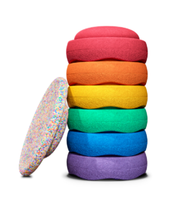 Stapelstein® Super Confetti Rainbow Set 6+1 | Classic