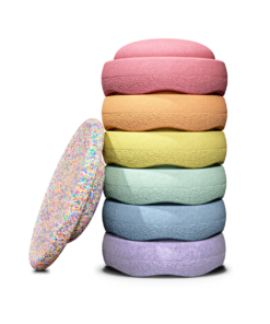 Stapelstein® Super Confetti Rainbow Set 6+1 | pastel