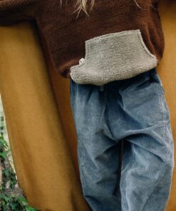 Tiralahilacha Kinder Cord (Bio-Baumwolle) Hose TUTMES | Blue