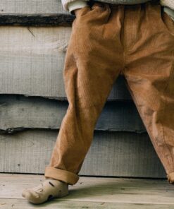 Tiralahilacha Kinder Cord (Bio-Baumwolle) Hose TUTMES | Terracotta