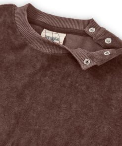 Alternative view of Tiralahilacha Baby Hoodie aus Bio-Velours TINA | Mauve