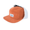 LIL' BOO 5 Panel Cord CAP mit Fleece und Ohrenklappen | karamell