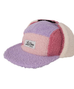 LIL' BOO 5 Panel Teddy Fleece CAP mit Ohrenklappen | purple