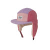 LIL' BOO 5 Panel Teddy Fleece CAP mit Ohrenklappen | purple