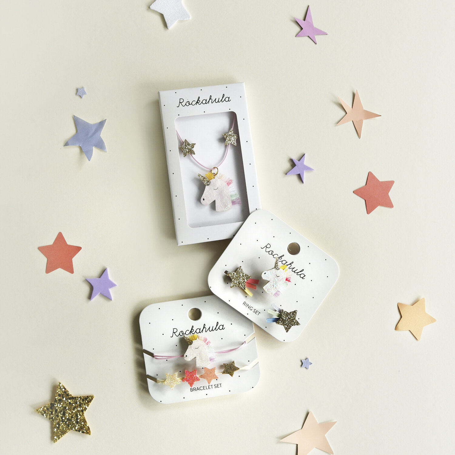 Rockahula Kinder Halskette | Rainbow Unicorn – Bild 3