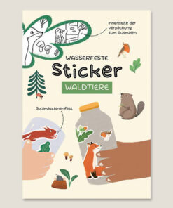 VIERUNDFÜNFZIG Wasserfeste Sticker | Waldtiere