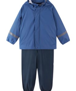 REIMA Kleinkinder Regenset Tihku | Denim Blue