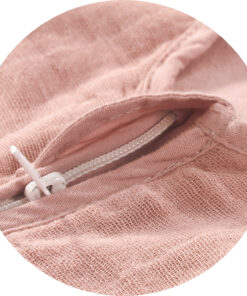 Alvi® Musselin Sommer Schlafsack | uni rosa
