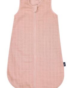 Alvi® Musselin Sommer Schlafsack | uni rosa