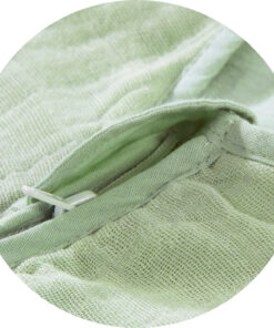 Alternative view of Alvi® Musselin Sommer Schlafsack | uni türkis