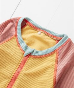 Badekleid langarm ochre aus recycelten PFlaschen von Grass & Air