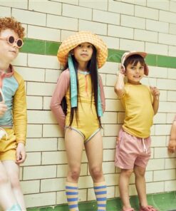 Badekleid langarm ochre aus recycelten PFlaschen von Grass & Air