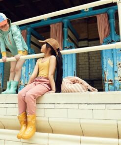 Badekleid ochre aus recycelten PFlaschen von Grass & Air