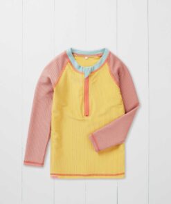 Badeshirt langam ochre aus recycelten Pet Flaschen von Grass & Air