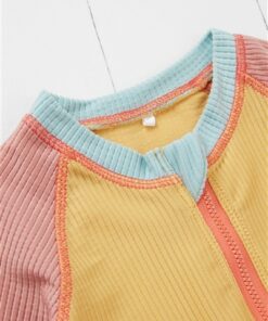 Badeshirt langam ochre aus recycelten Pet Flaschen von Grass & Air