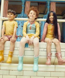 Badeshirt langam ochre aus recycelten Pet Flaschen von Grass & Air