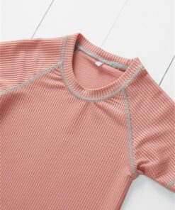 Badeshirt rose aus recycelten Pet Flaschen von Grass & Air