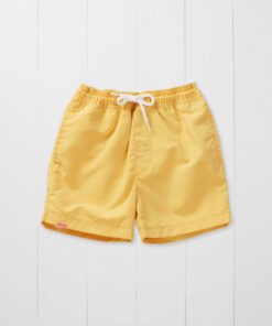 Badeshorts ochre aus recycelten PFlaschen von Grass & Air