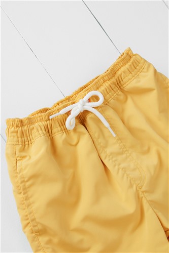 Badeshorts ochre aus recycelten PFlaschen von Grass & Air