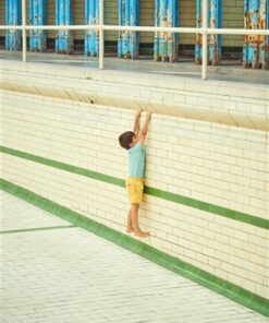 Badeshorts ochre aus recycelten PFlaschen von Grass & Air