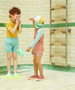 Badeshorts pistachio aus recycelten PFlaschen von Grass & Air