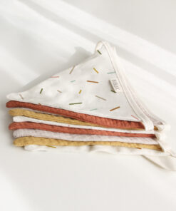 BIBAK Wimpelkette aus Stoff (Restenverwertung) | Sticks EARTH