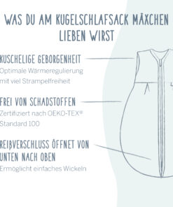 Alternative view of Alvi® Kugelschlafsack Mäxchen Light | Pretty