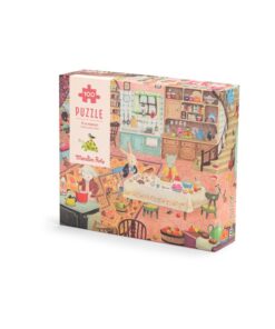 Moulin Roty Puzzle 'Zu Hause' – Entdecke das Heim der 'Großen Familie' Tauche ein in die liebevoll illustrierte Welt der 'Großen Familie' mit dem Moulin Roty Puzzle 'Zu Hause'. Dieses 100-teilige Puzzle zeigt das gemütliche Zuhause der beliebten Charaktere und bietet Kindern ab 5 Jahren stundenlangen Puzzlespaß. Eigenschaften: Detailreiches Motiv: Das Puzzle stellt das Zuhause der 'Großen Familie' dar, mit vielen liebevollen Details zum Entdecken. Fördert Konzentration und Feinmotorik: Durch das Zusammensetzen der 100 Teile werden wichtige Fähigkeiten spielerisch trainiert. Hochwertiges Material: Gefertigt aus robustem Karton für langlebigen Spielspaß. Anwendung: Ideal für Kinder ab 5 Jahren, eignet sich dieses Puzzle perfekt für gemeinsame Puzzle-Nachmittage oder als entspannende Beschäftigung allein. Material & Maße: Material: Robuster Karton Happy Clown +1 Happy Clown +1 Maße des fertigen Puzzles: 48 x 34 cm