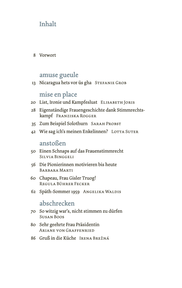 Buch Gruss aus der Küche - Texte zum Frauenstimmrecht