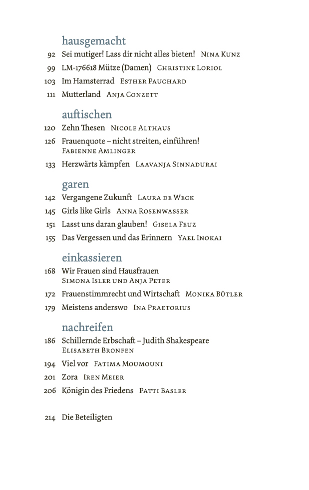 Buch Gruss aus der Küche - Texte zum Frauenstimmrecht