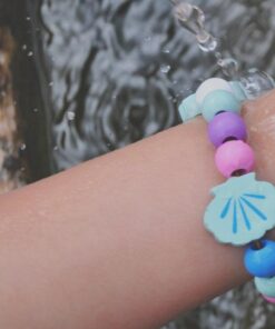 Cotton Twist Holzperlen Armband Dose | MEERJUNGFRAU