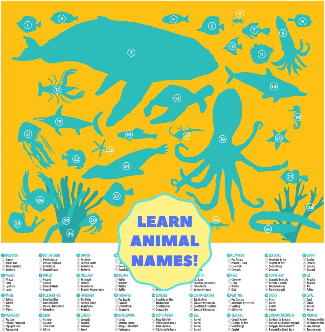 CROCODILE CREEK PUZZLE 100 PCS (ab 5 Jahren) | Ocean – Bild 3