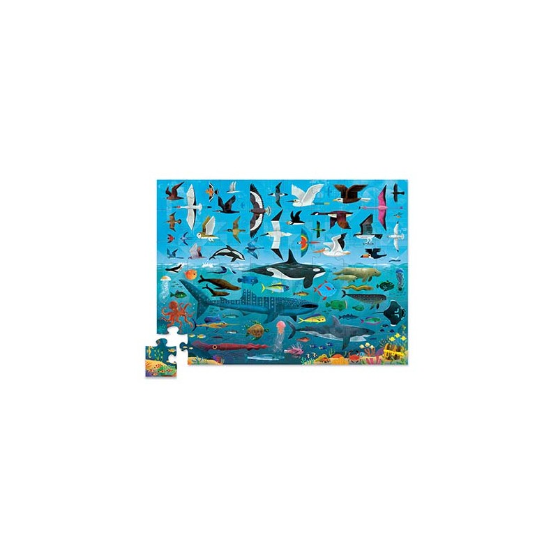 CROCODILE CREEK Puzzle 48 PCS (ab 4 Jahren) Above & Below | Himmel & Meer – Bild 3