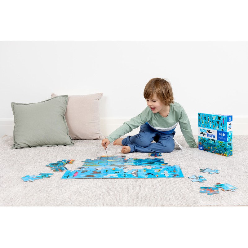 CROCODILE CREEK Puzzle 48 PCS (ab 4 Jahren) Above & Below | Himmel & Meer – Bild 5