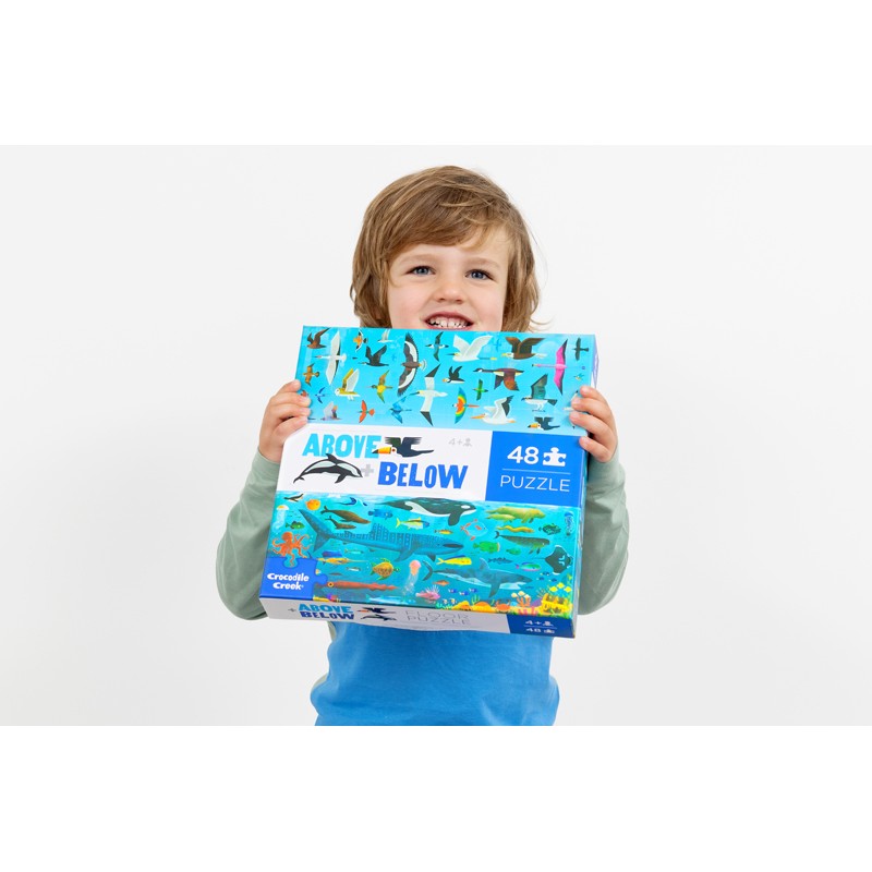 CROCODILE CREEK Puzzle 48 PCS (ab 4 Jahren) Above & Below | Himmel & Meer – Bild 4