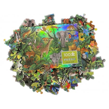 CROCODILE CREEK Holographic Puzzle 500 PCS (ab 5 Jahren) | Jungle – Bild 11