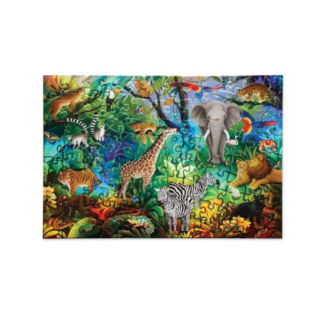 CROCODILE CREEK Holographic Puzzle 500 PCS (ab 5 Jahren) | Jungle – Bild 2