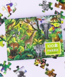 CROCODILE CREEK Holographic Puzzle 500 PCS (ab 5 Jahren) | Jungle