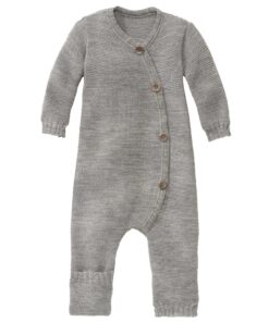 Disana Baby Merino Strick Overall | grau