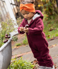 Alternative view of Disana Wollwalk Overall | soft pink