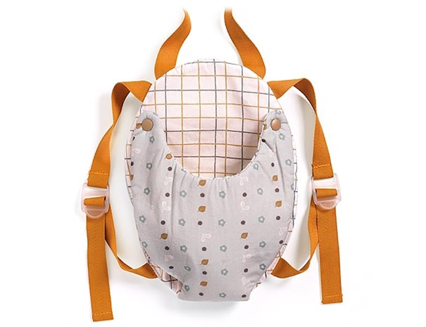 Djeco Pomea Puppentrage / Carrier | Blue Gray