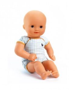 Djeco Puppe Camomille mit Weichkörper und Schlafaugen 32cm