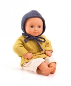 Djeco Puppe Camomille mit Weichkörper und Schlafaugen 32cm