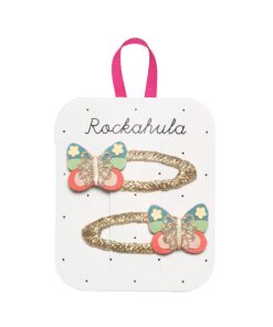 Rockahula Haarspangen | Rainbow butterfly