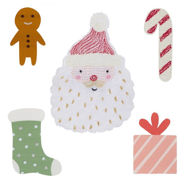 Dekosticker zum Kleben (spülmaschinenfest) | Santa