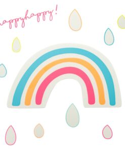 Fluoreszierende Bügelfolien | Regenbogen