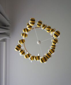 Gamcha Baby Mobile aus Filz | Bienen