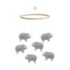 Gamcha Baby Mobile aus Filz | Schafe