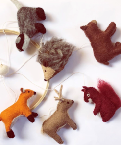 Gamcha Baby Mobile aus Filz | Waldtiere